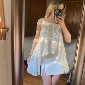 Vintage Havana Elegant Crean Lace Women's Top